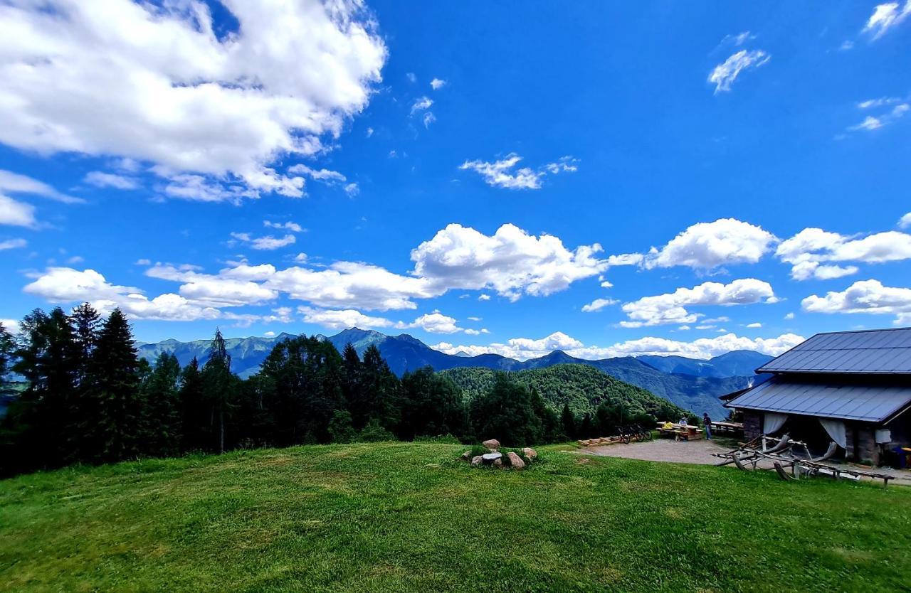 Chalet Chapeau Rar Castel Condino Екстер'єр фото
